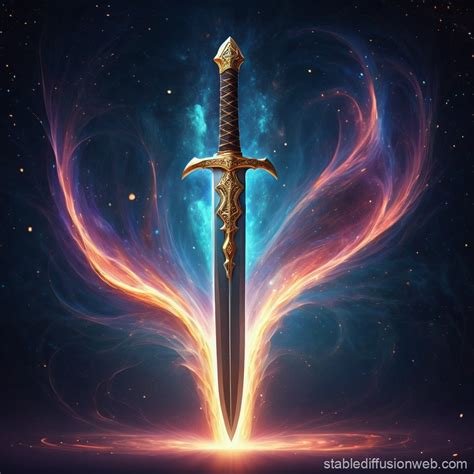 Cosmic Energy In A Sword Shape Stable Diffusion Online