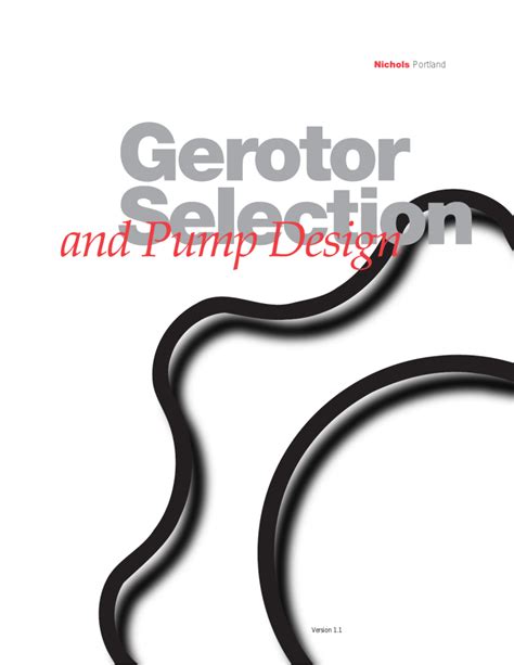 Gerotor Selection Pump Design v1.1