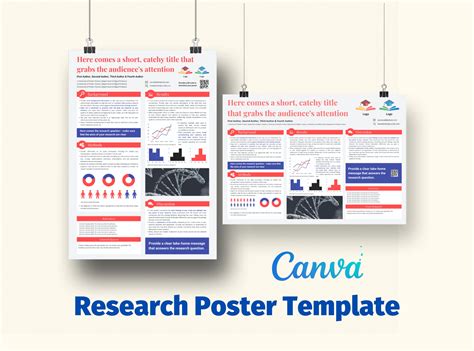 Academic Research Poster Template In Canva To Present Your Research A0