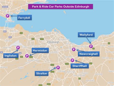 Edinburgh Car Parks Map