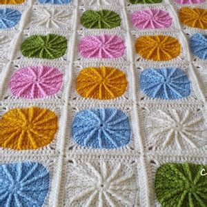 Crochet Pattern, Circle Afghan, Crochet Blanket Pattern, Baby Blanket ...