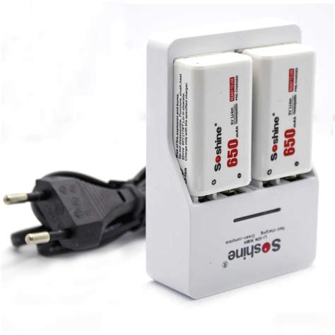 Soshine V F Li Ion Ni Mh Lifepo Rechargeable Battery Charger V Fe