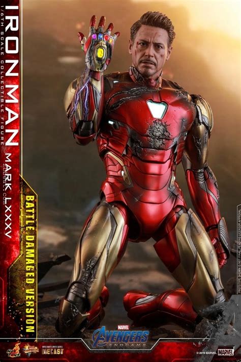 Hot Toys MMS D Iron Man Mark Battle Damaged Version Avengers Endgame Hobby Store