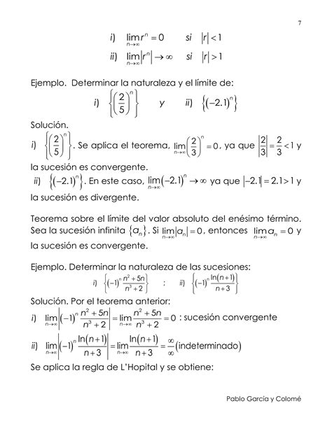 C Lculo Integral Cap Tulo Sucesiones Y Series Pdf Descarga Gratuita