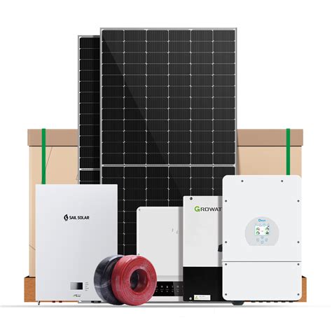 Growatt Hybrid Solar System 5kw All In One Hybrid System Household