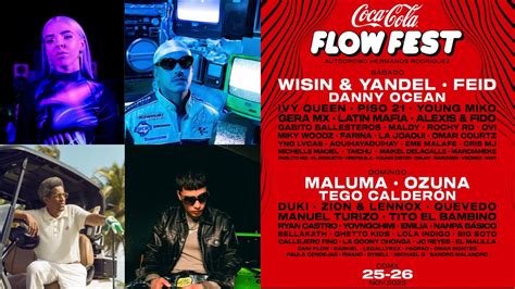 Wisin Yandel Feid Tego Calderon Y M S Encabezan El Flow Fest Horas