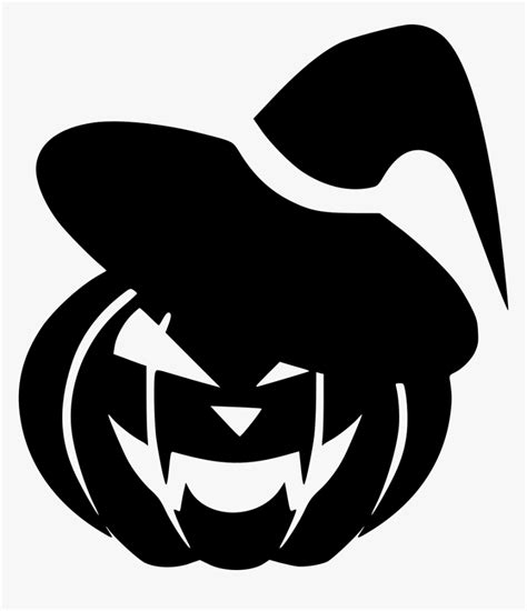 Scary Pumpkin Png Black And White Scary Pumpkin Svg Free Transparent