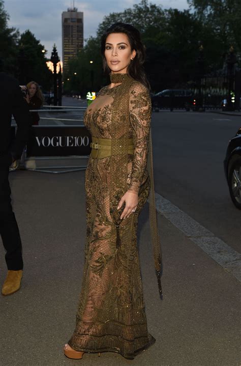 Kim Kardashian At Vogue 100th Anniversary Gala Dinner In London 0523