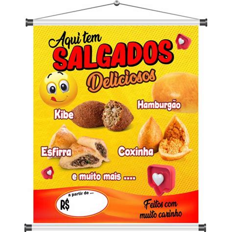 Banner Salgados Deliciosos Celograf