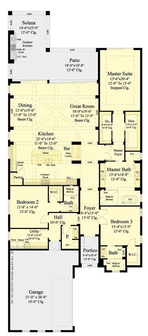 Anvard Luxury Narrow Lot Villa Sater Design Collection House Plans