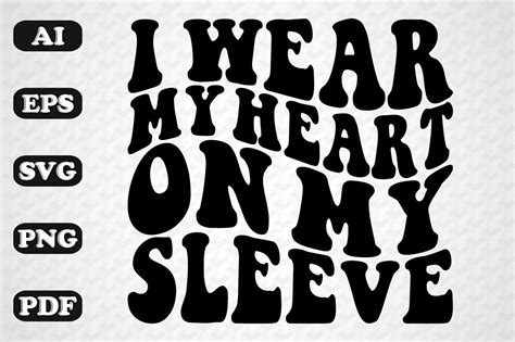 I Wear My Heart On My Sleeve Graphic By Sujon1638 Creative Fabrica