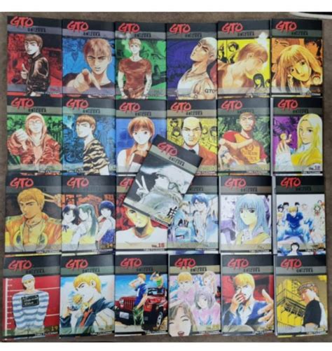 GTO: Great Teacher Onizuka Manga Volume 1-25 Full Set English Version ...