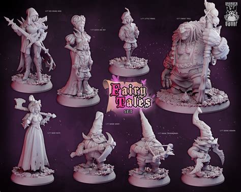 Fairy Tales By Drunken Dwarf Miniatures Etsy