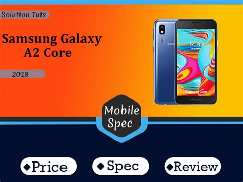 Samsung Galaxy A2 Core In Usa And Uae Specification Solution Tuts