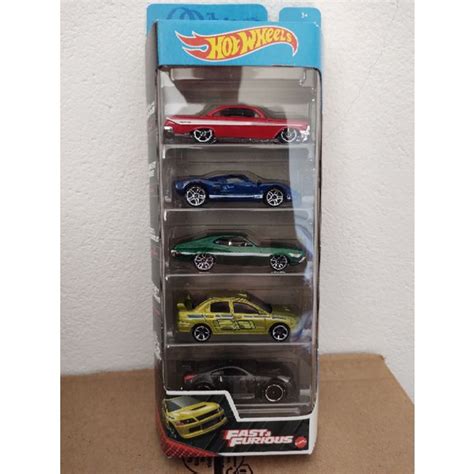 Five Pack Hot Wheels Velozes E Furiosos Shopee Brasil