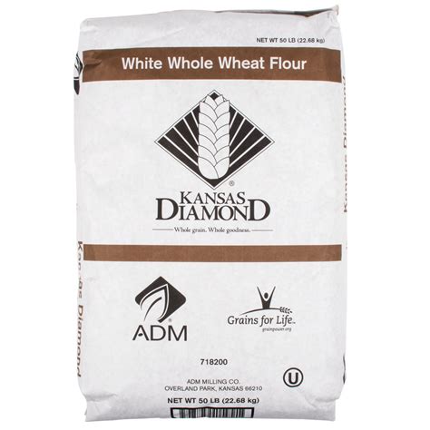 Extra Fine White Whole Wheat Flour 50 Lb