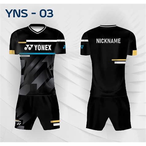 Jual Setelan Jersey Dan Celana Badminton Yonex Baju Kaos Bulu Tangkis