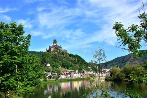 Castle Reichsburg stock photo. Image of cochem, burg - 96322178