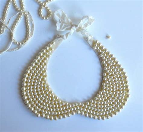 Peter Pan Collar DIY Pearl Collar Necklace Loft In Soho