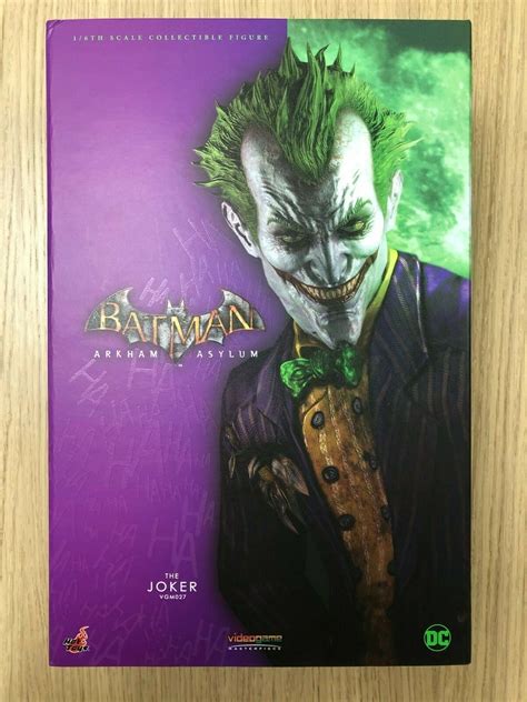 Hot Toys Vgm 27 Batman Arkham Knight Joker 12 Inch 16 Action Figure Used Ebay