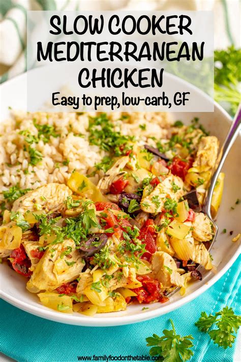 Crock Pot Mediterranean Chicken Video Recipe Mediterranean Diet