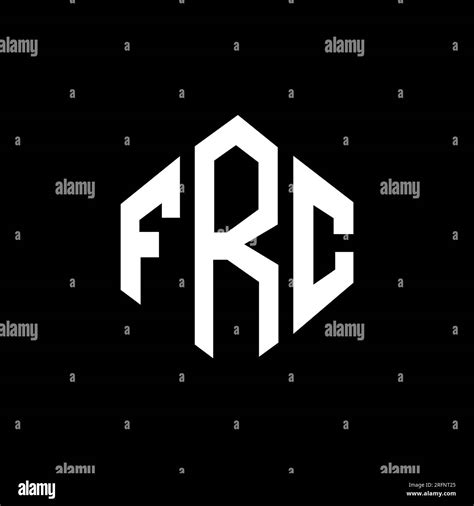 Frc Letter Logo Design With Polygon Shape Frc Polygon And Cube Shape