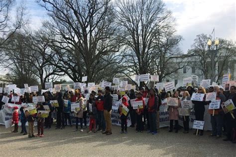 Indian H 1b Visa Holders Held Rally Outside White House