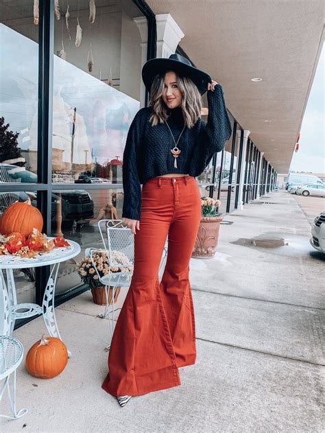 Oh So Autumn Bell Bottoms 70s Inspired Fashion Southern Outfits Bell Bottom Jeans Outfit