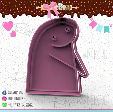 Stl File Flork Cortante Para Galletitas Flork Cookie Cutter D