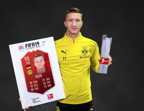 Marco Reus wins EA SPORTS FIFA 19 Bundesliga Player of the Month ...