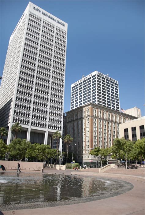 City National Bank Los Angeles Ca Downtown Las Vegas Skyscraper