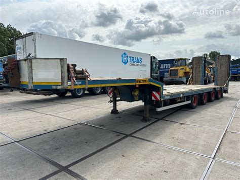 Wielton Axel With Ramps Low Bed Semi Trailer For Sale Netherlands