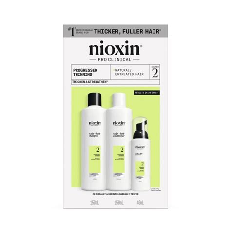 Nioxin System 2 Trial Kit Hair And Beauty Products New Zealand