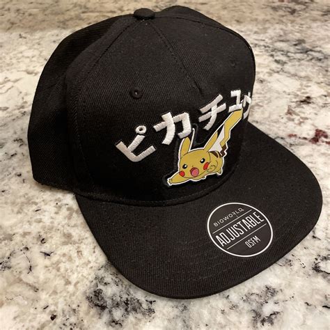 Nintendo Pok Mon Pikachu Ball Cap Hat Bioworld Adjust Gem