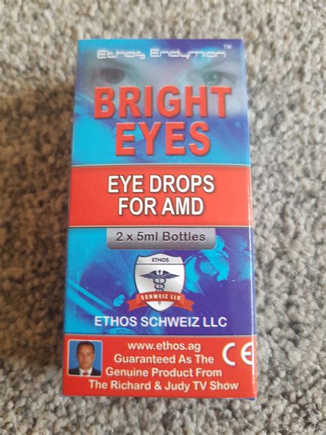 Ethos Bright Eyes Nac Eye Drops For Age Related Macular Degeneration 10ml Eye Drops And Wash