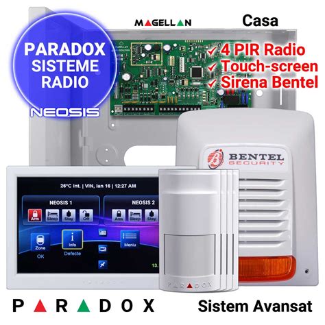 Sistem Alarma Radio Paradox Magellan Pentru Casa Neosis