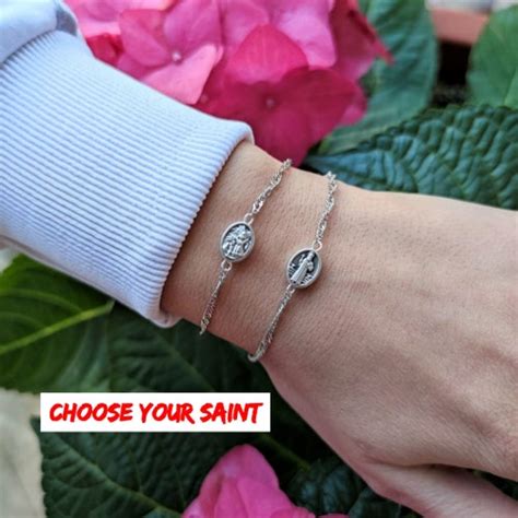 Catholic Saint Bracelet Religious T For Men Women Kids Etsy