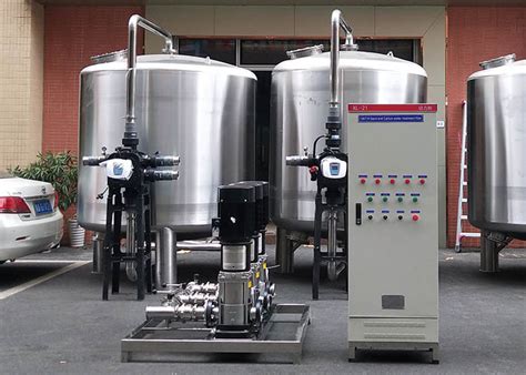 100T H Automatic Stainless Steel Tank Industrial Water Filtration Plant