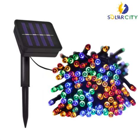 Luces navideñas con panel solar EVEGAS