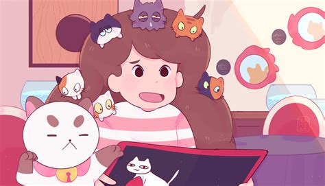 Bee And Puppycat Lazy In Space Redraw Sunflemi Illustrations ART