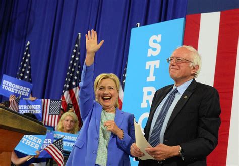 Bernie Sanders Endorses Hillary Clinton At Raucous Democratic Unity