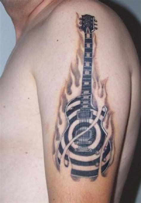 60 Inspirational Guitar Tattoos Nenuno Creative