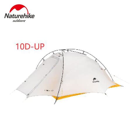 Naturehike tienda de campaña de nailon 10D ultraligera 1 25 kg nueva