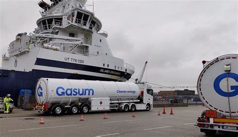 Gasum Delivers Renewable Biogas For The First Time To An Offshore