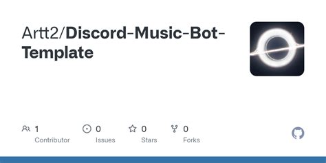 GitHub - Artt2/Discord-Music-Bot-Template