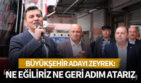 Zeyrek Ne eğiliriz ne geri adım atarız YEREL SEÇİM 2024 Turgutlu