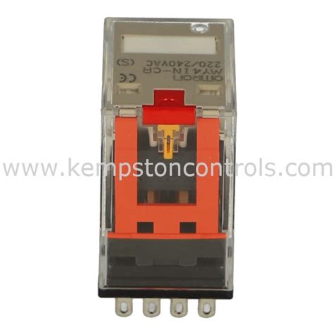 Omron My4in Cr 220240acs Omron Relay Plug In 5a 220240vacdc 14