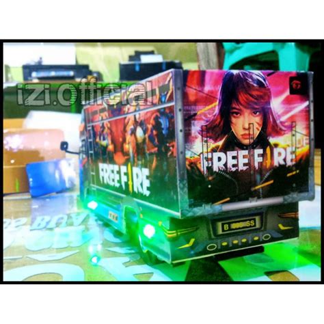 Jual BISA OLENG DAN BELOK Miniatur Truk Oleng Free Fire Truck Legend