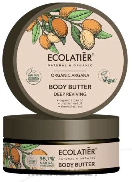 Ecolatier Organic Argana Body Butter Body Cream Butter Deep Reviving