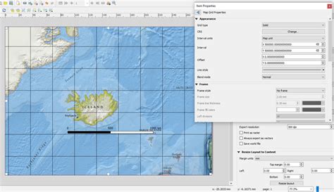 qgis - Scale bar for Iceland map not accurate - Geographic Information ...